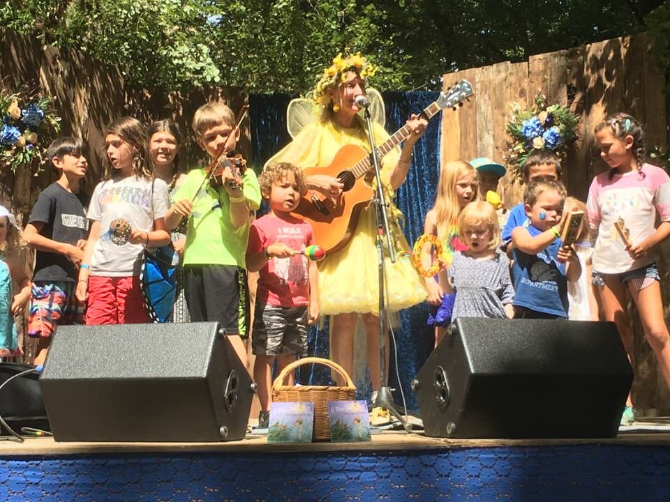Linda Yapp the Lemon Drop Fairy Sharing songs of hope, kindness and peace with the young at heart