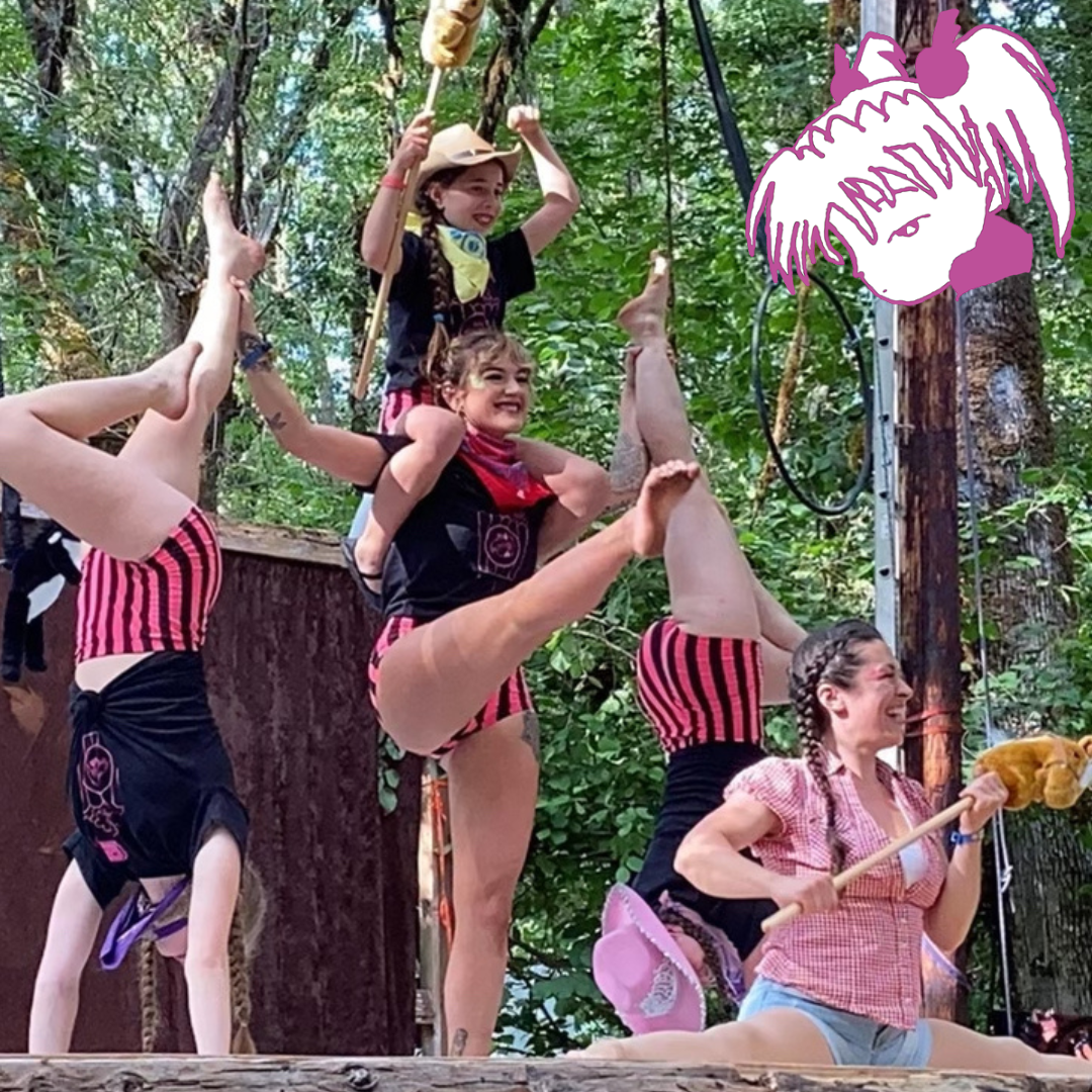 Come sunbathe in girly glow down at The Girl Circus Pond! Flipping flora and fauna fantastique!
