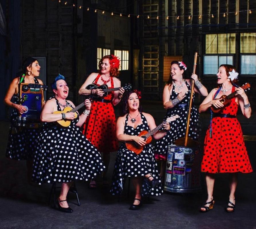 Portland-based gaggle of gals with a sing and-dance-a-long-able repertoire of hits from all genres!